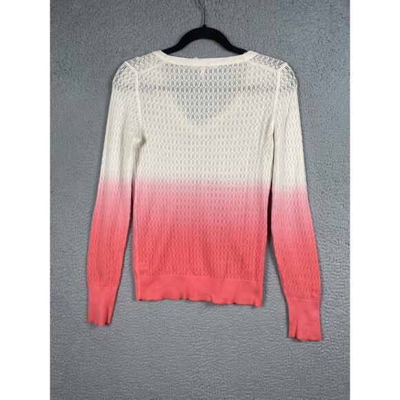 Victoria's Secret Womens Size M Ombre Pullover V Neck Sweater - Picture 2 of 10